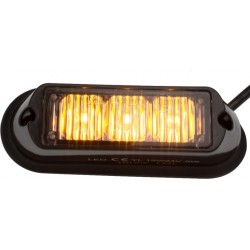 Flash stroboscopic cu 3 LED-uri Galbene  Flash stroboscopic cu 3 LED-uri Galbene